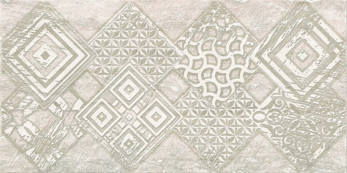 Плитка AZORI Ascoli 315x630  grey geometria декор