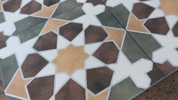 Напольная плитка NICEKER CHIC Rabat green 45,2x45,2