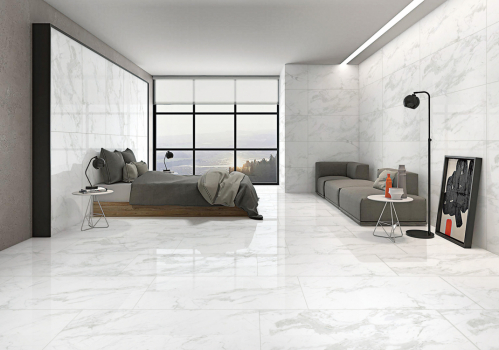 Керамогранит LeeDo Marble Thin 5.5 Statuario POL 120x60 см, полированный