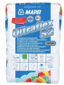 Клей Ultraflex S2 белый 25 кг для крупноформатного и тонкого керамогранита. EX