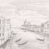 Панно Город на воде Venice обрезной 75*75
