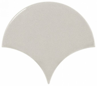 Плитка настенная SCALE Fan Light Grey 10,6х12 см